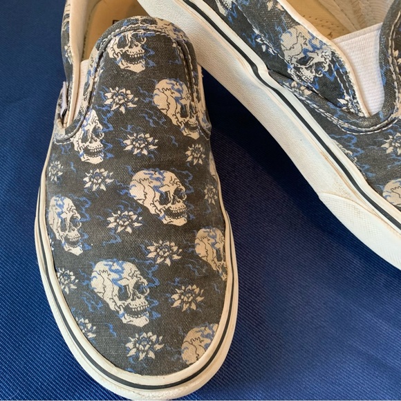 Vans Flash Skull Unisex Skate Sneakers - Picture 2 of 12